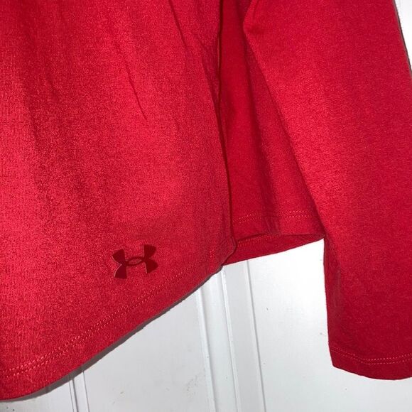 UNDER ARMOUR Maryland Terrapins Red Performance Long Sleeve Shirt Womens Large - Picture 7 of 13
